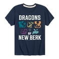 thumbnail image 1 of How to Train Your Dragon - Dragons Of New Berk - Toddler & Youth Short Sleeve Graphic T-Shirt, 1 of 4
