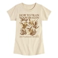 thumbnail image 1 of How to Train Your Dragon - Field Guide - Youth Girls Fitted Short Sleeve T-Shirt, 1 of 4
