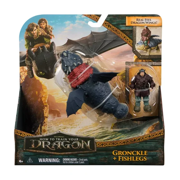 How to Train Your Dragon Fishlegs & Meatlug Figures