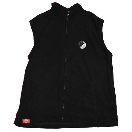 How to Train Your Dragon Fleece Vest- Simple Dragon Lapel Logo (Medium)