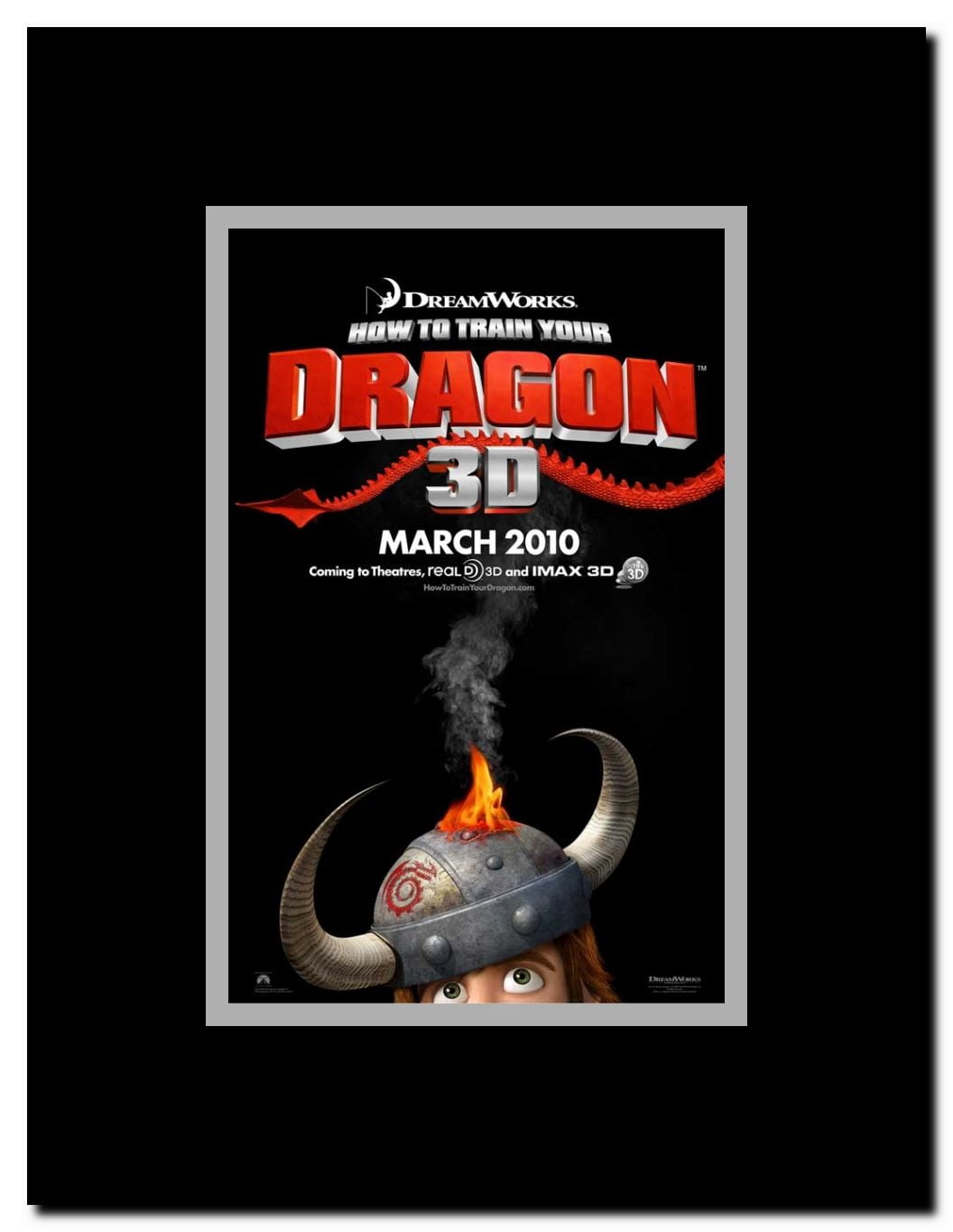 How to Train Your Dragon Framed Movie Poster