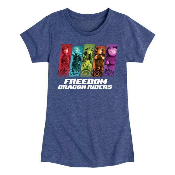 How to Train Your Dragon - Freedom Riders - Toddler & Youth Girls Short Sleeve Graphic T-Shirt