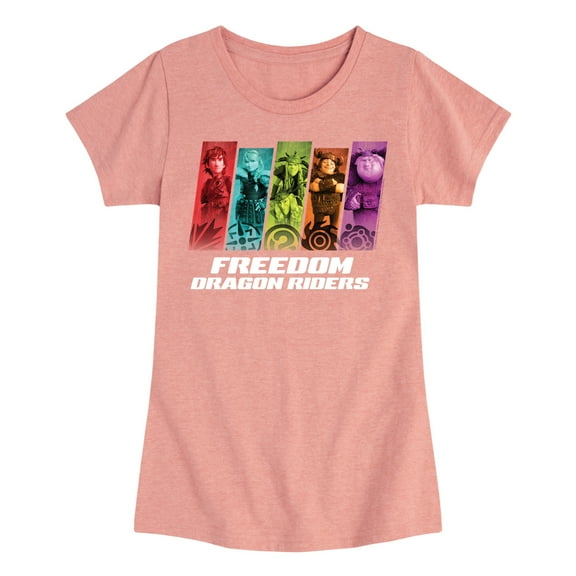 How to Train Your Dragon - Freedom Riders - Toddler & Youth Girls Short Sleeve Graphic T-Shirt
