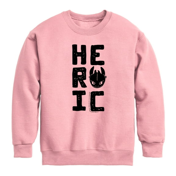 How to Train Your Dragon - Heroic  - Toddler And Youth Crewneck Fleece Sweatshirt
