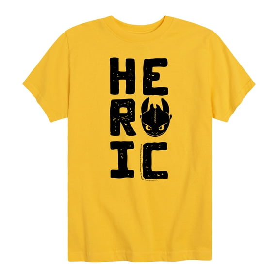 How to Train Your Dragon - Heroic - Toddler & Youth Short Sleeve Graphic T-Shirt