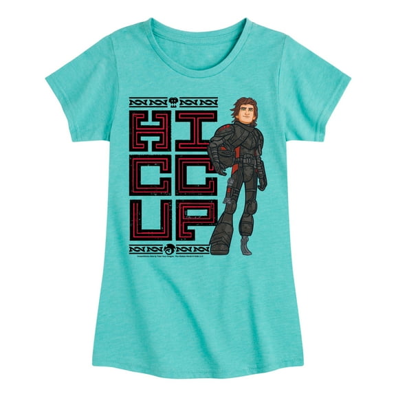 How to Train Your Dragon - Hiccup Stacked - Toddler And Youth Girls Short Sleeve Graphic T-Shirt