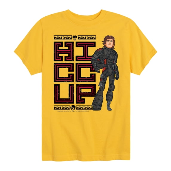 How to Train Your Dragon - Hiccup Stacked - Toddler & Youth Short Sleeve Graphic T-Shirt