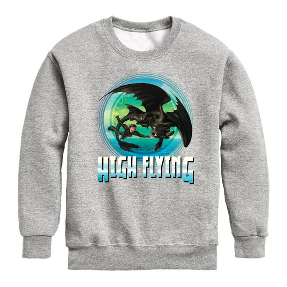 How to Train Your Dragon - High Flying - Toddler & Youth Crewneck Fleece Sweatshirt