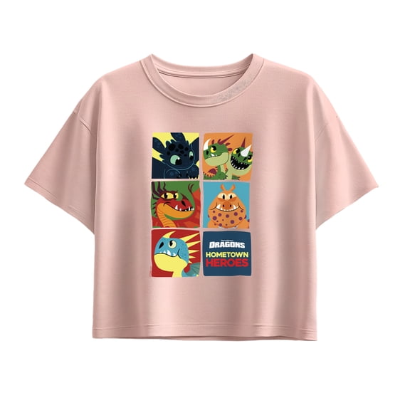 How to Train Your Dragon - Hometown Heroes - Youth Girls Boxy T-Shirt