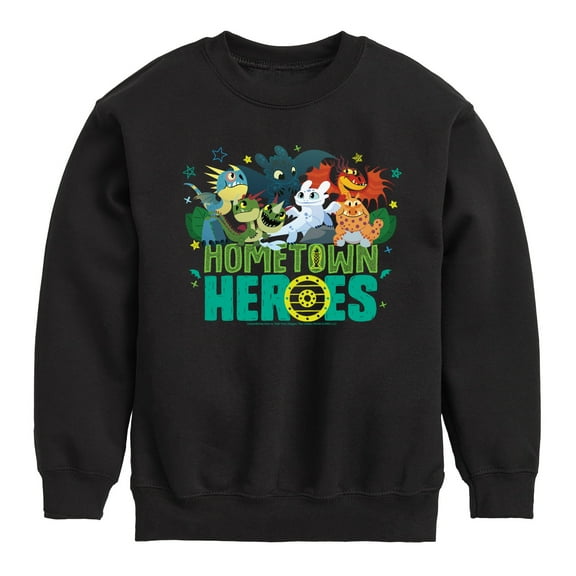 How to Train Your Dragon - Hometown Heros - Toddler And Youth Crewneck Fleece Sweatshirt