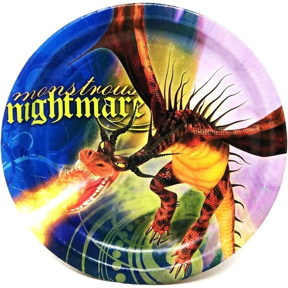 How to Train Your Dragon Hookfang Hooky 6-3/4" Disposable Party Plate - Pack of 8