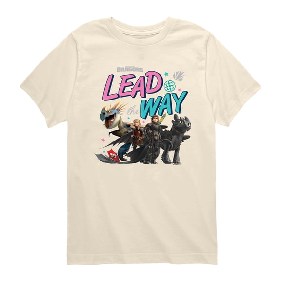 How to Train Your Dragon - Lead The Way - Youth Boys Short Sleeve Graphic T-Shirt