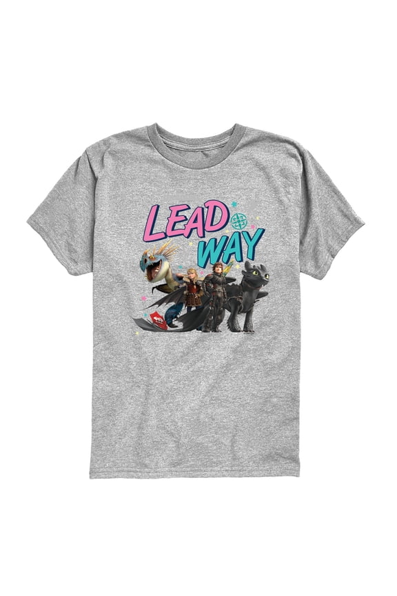 - Lead The Way - Youth Boys Short Sleeve Graphic T-Shirt