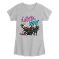 thumbnail image 1 of How to Train Your Dragon - Lead The Way - Youth Girls Fitted Short Sleeve T-Shirt, 1 of 3