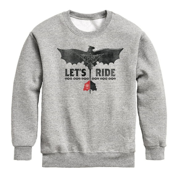 How to Train Your Dragon - Lets Ride - Toddler & Youth Crewneck Fleece Sweatshirt
