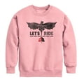 thumbnail image 1 of How to Train Your Dragon - Let's Ride  - Toddler And Youth Crewneck Fleece Sweatshirt, 1 of 4