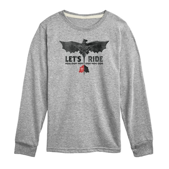 How to Train Your Dragon - Lets Ride - Toddler & Youth Long Sleeve Graphic T-Shirt