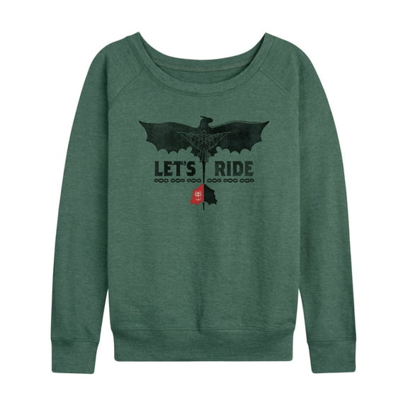 How to Train Your Dragon - Let's Ride - Women's Lightweight French Terry Long Sleeve Shirt