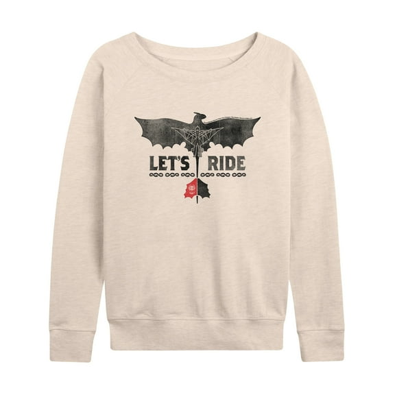 How to Train Your Dragon - Let's Ride - Women's Lightweight French Terry Long Sleeve Shirt