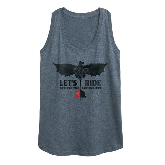 How to Train Your Dragon - Let's Ride - Women's Racerback Tank Top