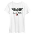 thumbnail image 1 of How to Train Your Dragon - Let's Ride - Women's Short Sleeve Graphic T-Shirt, 1 of 5