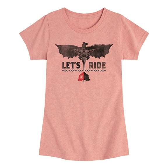 How to Train Your Dragon - Lets Ride - Toddler & Youth Girls Short Sleeve Graphic T-Shirt