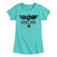 thumbnail image 1 of How to Train Your Dragon - Lets Ride - Toddler & Youth Girls Short Sleeve Graphic T-Shirt, 1 of 5