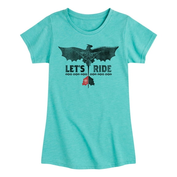 How to Train Your Dragon - Lets Ride - Toddler & Youth Girls Short Sleeve Graphic T-Shirt