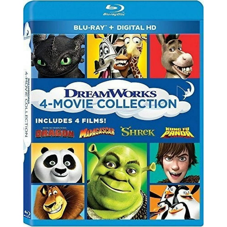 マダガスカル　アイスエイジ　シュレック　ヒックとドラゴン　カンフーパンダ　セット How to Train Your Dragon/Madagascar/Shrek/Kung Fu Panda (Blu-ray