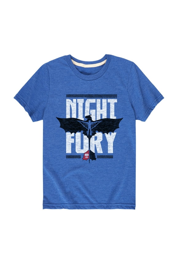 - Night Fury Flight  - Toddler And Youth Short Sleeve Graphic T-Shirt