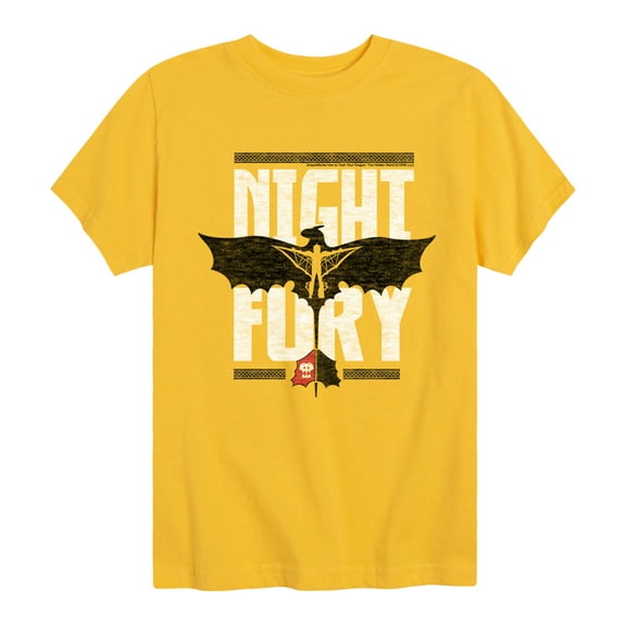 How to Train Your Dragon - Night Fury Flight - Toddler & Youth Short Sleeve Graphic T-Shirt