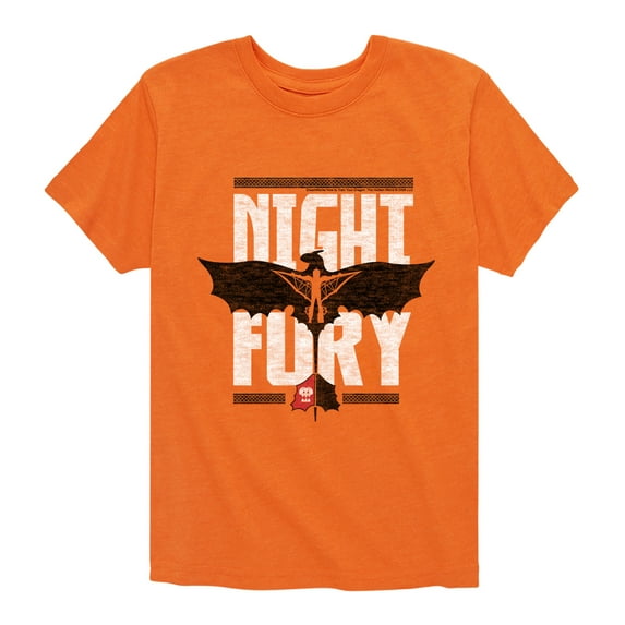 How to Train Your Dragon - Night Fury Flight - Toddler And Youth Short Sleeve Graphic T-Shirt