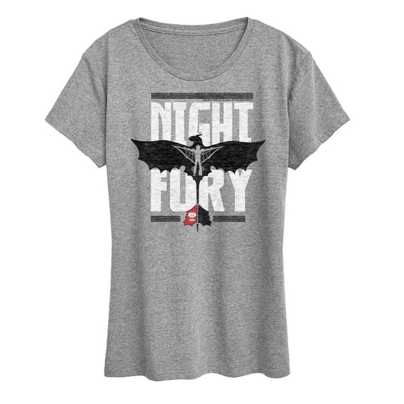 How to Train Your Dragon - Night Fury Flight - Women's Short Sleeve Graphic T-Shirt