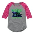 thumbnail image 1 of How to Train Your Dragon - Night Fury Light Up The Night - Toddler And Youth Girls Raglan Graphic T-Shirt, 1 of 5