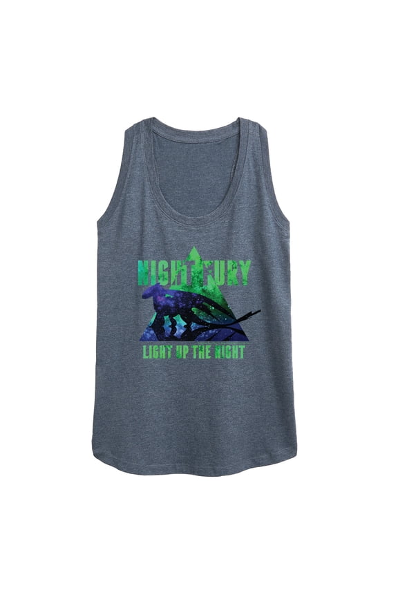 - Night Fury Light Up The Night - Women's Racerback Tank Top