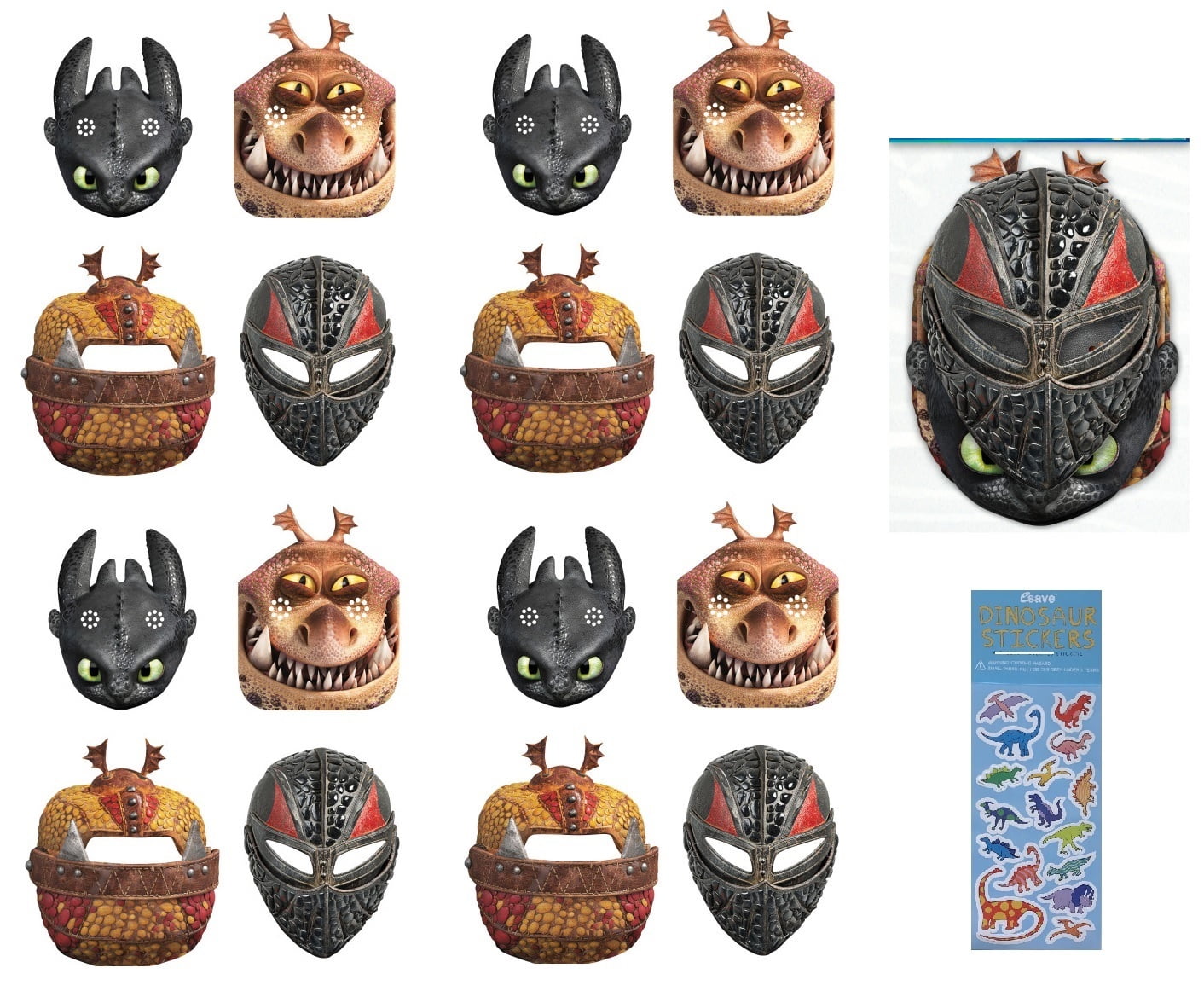 How to Train Your Dragon Party Supplies Bundle includes 16 Party Paper