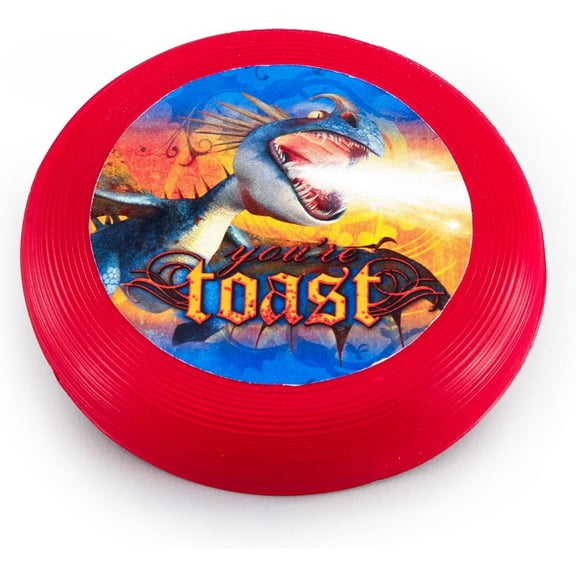 How to Train Your Dragon Stormfly Party Favor Treat 3.5" Frisbee Discs - Pack of 4