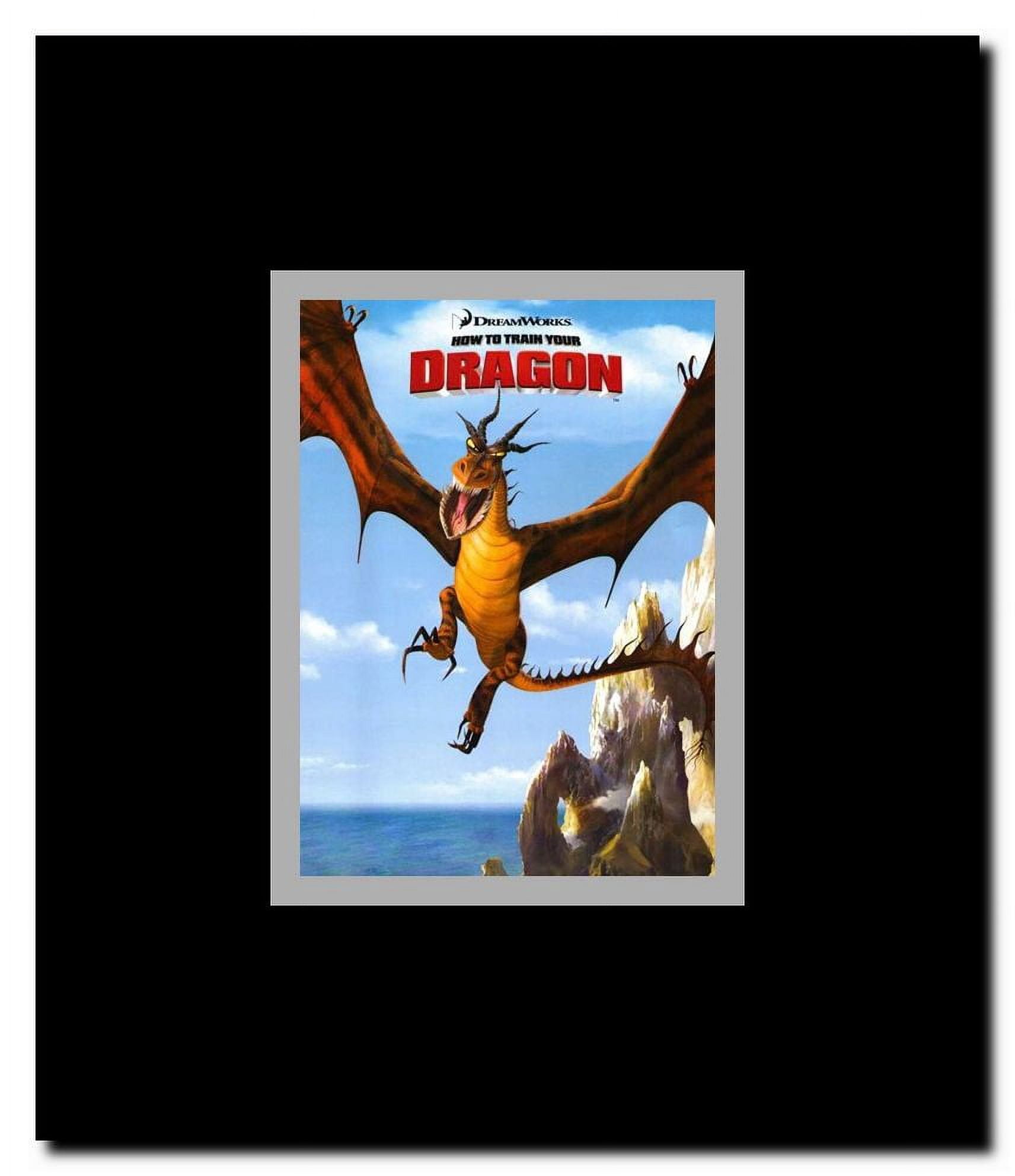 How to Train Your Dragon - Style E Framed Movie Poster