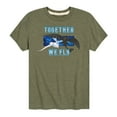 thumbnail image 1 of How to Train Your Dragon - Together We Fly  - Toddler And Youth Short Sleeve Graphic T-Shirt, 1 of 4