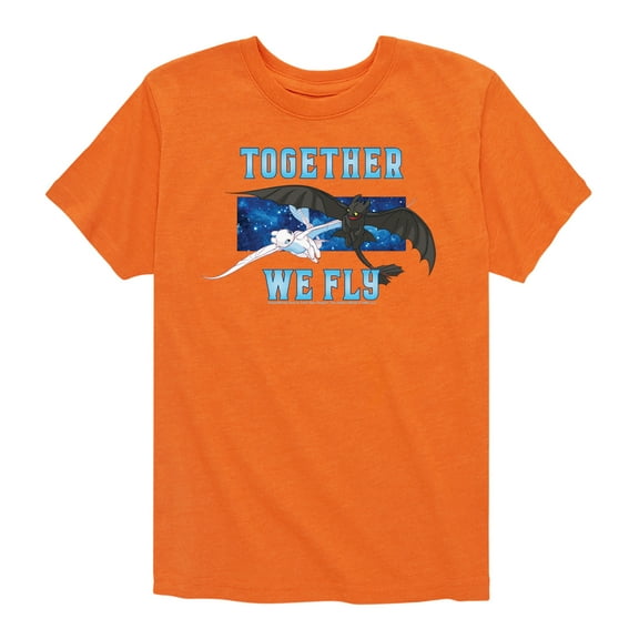 How to Train Your Dragon - Together We Fly - Toddler & Youth Short Sleeve Graphic T-Shirt