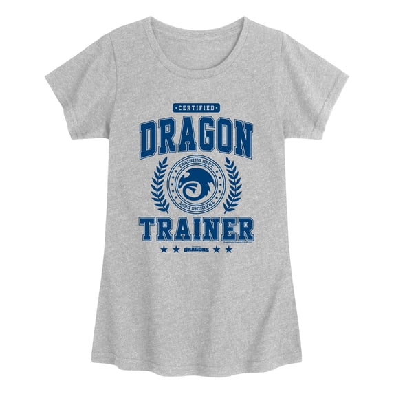 How to Train Your Dragon - Toothless Collegiate Girls' Fitted Short Sleeve Graphic T-Shirt