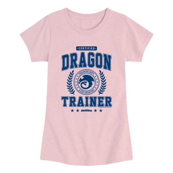 How to Train Your Dragon - Toothless Collegiate Girls' Fitted Short Sleeve Graphic T-Shirt