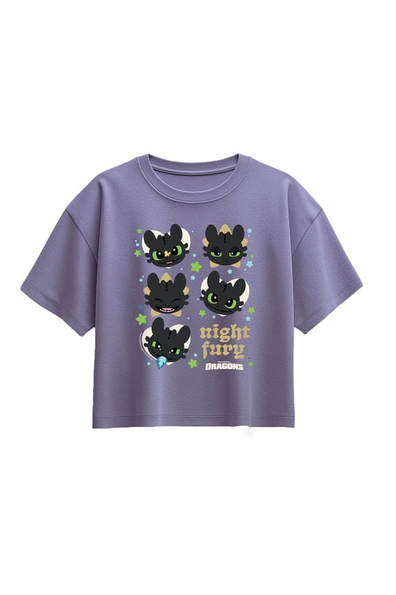 - Toothless Face  - Youth Girls Boxy T-Shirt