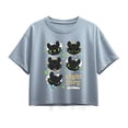 thumbnail image 1 of How to Train Your Dragon - Toothless Face  - Youth Girls Boxy T-Shirt, 1 of 4