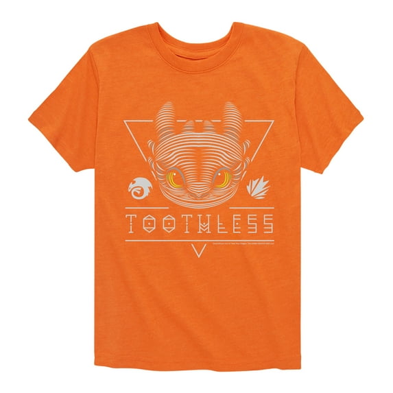 How to Train Your Dragon - Toothless Line Art - Toddler And Youth Short Sleeve Graphic T-Shirt