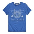 thumbnail image 1 of How to Train Your Dragon - Toothless Line Art  - Toddler And Youth Short Sleeve Graphic T-Shirt, 1 of 4