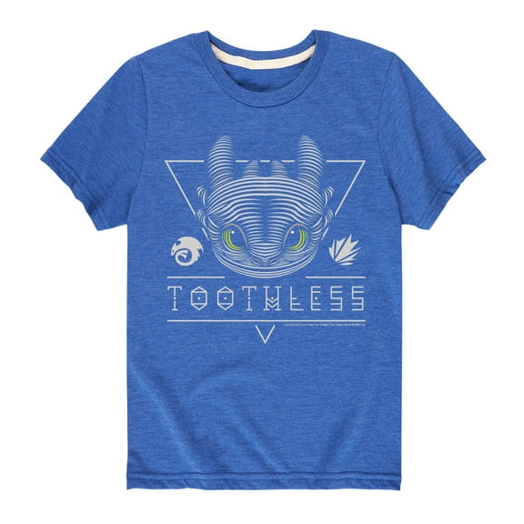 How to Train Your Dragon - Toothless Line Art - Toddler And Youth Short Sleeve Graphic T-Shirt