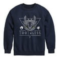 thumbnail image 1 of How to Train Your Dragon - Toothless Line Art - Toddler & Youth Crewneck Fleece Sweatshirt, 1 of 5