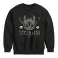 thumbnail image 1 of How to Train Your Dragon - Toothless Line Art - Toddler & Youth Crewneck Fleece Sweatshirt, 1 of 5