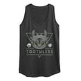 thumbnail image 1 of How to Train Your Dragon - Toothless Line Art - Women's Racerback Tank Top, 1 of 5